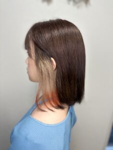 熊本市美容室JIU【ジウ】（旧Hair salon Branch）インナーカラーなどのデザインカラーは当サロンにおまかせください！