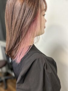 熊本市美容室JIU【ジウ】インナーカラー、デザインカラーは当サロンにおまかせください!!!