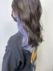 熊本市美容室JIU【ジウ】インナーカラー、デザインカラーは当サロンにおまかせください!!!